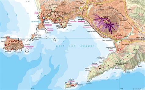 Diercke Weltatlas Kartenansicht Golf Von Neapel Leben Am Vulkan