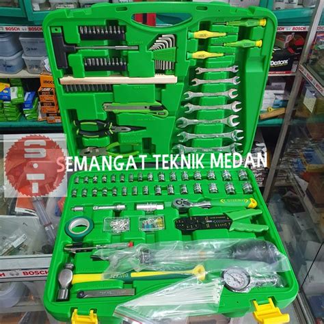 Jual Tekiro Mekanik Tool Set Kit Mechanic Box 130 Pcs Set Tekiro Di