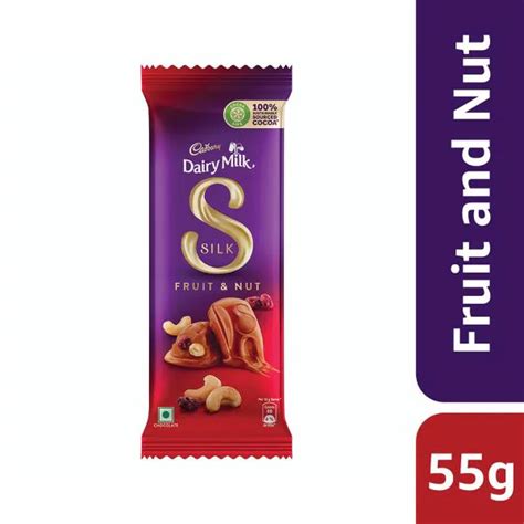 Cadbury Dairy Milk Silk Fruit And Nut Chocolate 55 G Jiomart Express