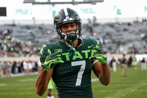 Our Best Photos Of Michigan State Footballs New Neon Uniforms