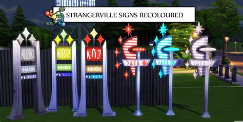 Ts4 Cc Finds Recolor Sims 4 Neon Light Signs