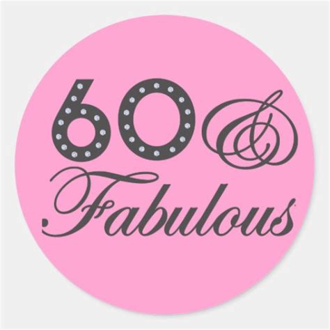 600 Happy 60th Birthday Stickers And Happy 60th Birthday Sticker