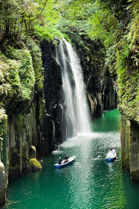 Takachiho Gorge Miyazaki Japan Tempat Yang Indah Air Terjun