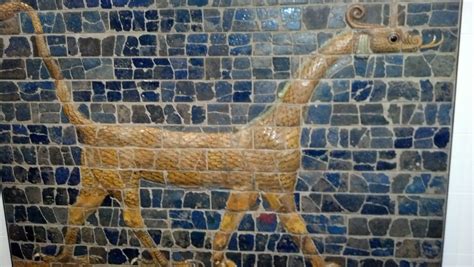 A Mural From The Ishtar Gate Of Babylon Daniel The Prophet May Have