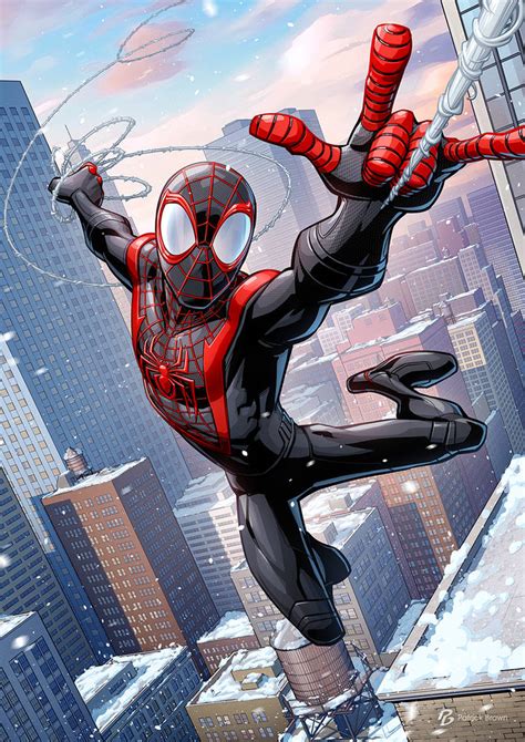 Miles Morales Spider Man Ps5 By Patrickbrown On Deviantart