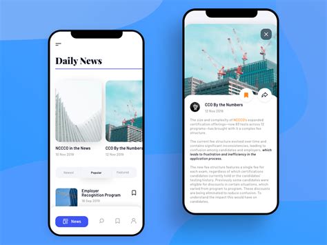 News App Feed And Post Concept By Produx Design On Dribbble