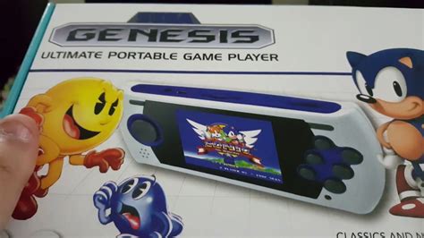 Atgames Sega Genesis Ultimate Portable Game Player Unboxing And Review