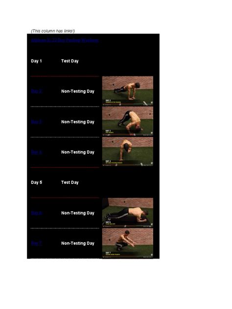 Athlean X 22 Day Pushup Workout Pdf Strength Training Physical