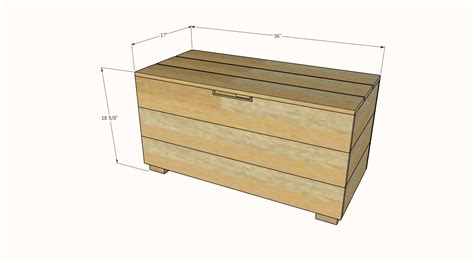 Modern Cedar Outdoor Storage Bench Ana White