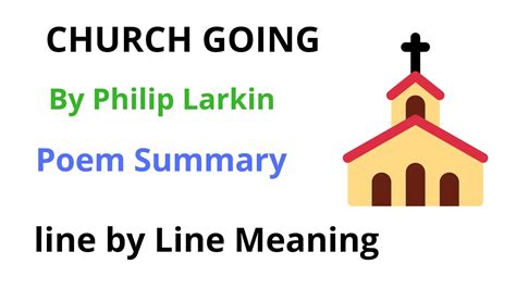 Church Going By Philip Larkin Poem Summary In Hindi Meg01 Church