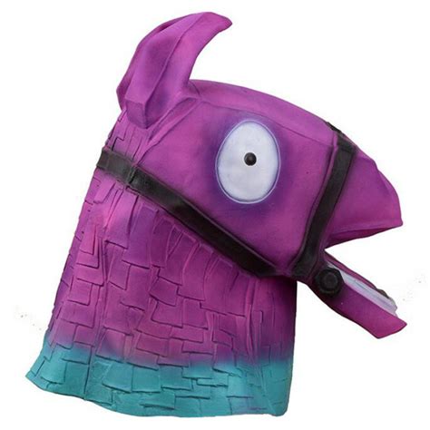 Fortnite llama loot birthday pinata dark voyager 4 action. Loot Llama mask (Fortnite) purple - MisterMask.nl