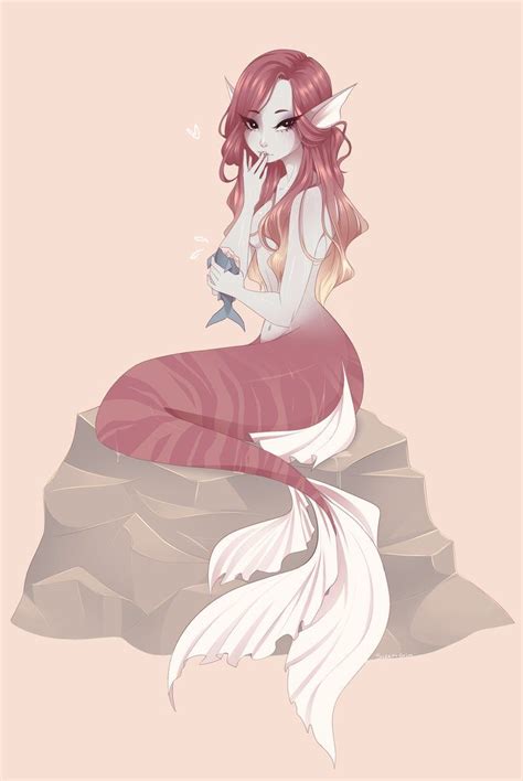 Mermay Clean By Sleepygrim Mermaid Pose Anime Mermaid Mermaid