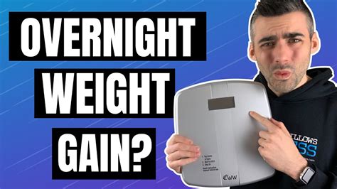 9 Reasons Why You Gained Weight Overnight YouTube