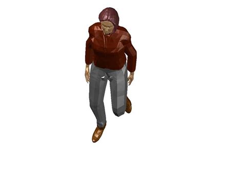 3d Human Figure Model Free Download Cadbull