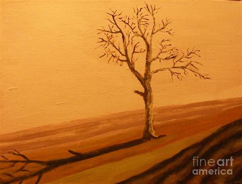 Lone Tree Painting By David Taylor Fine Art America