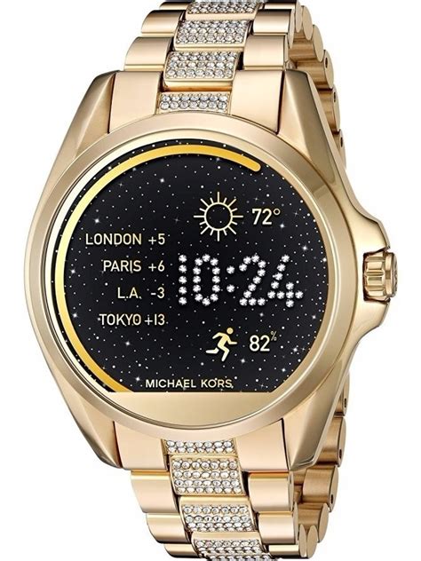 Michael kors chronograph crystal watch 6.25 to 7.5 mk 5049. Michael Kors Digital Smartwatch Swarovski - Mkt5002 - R$ 2 ...