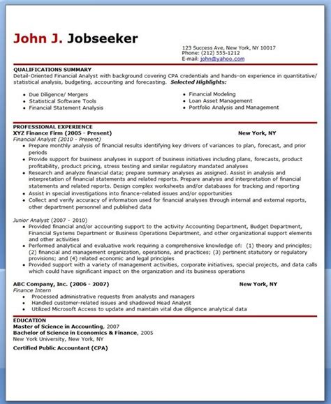 Financial analysts have many duties and responsibilities; Financial Analyst Resume Sample | Career Life | Pinterest