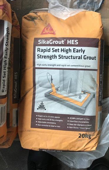 What is the right product for my job? Sika Grout Rapid Set High Early Strength 20kg Bag - Fence ...