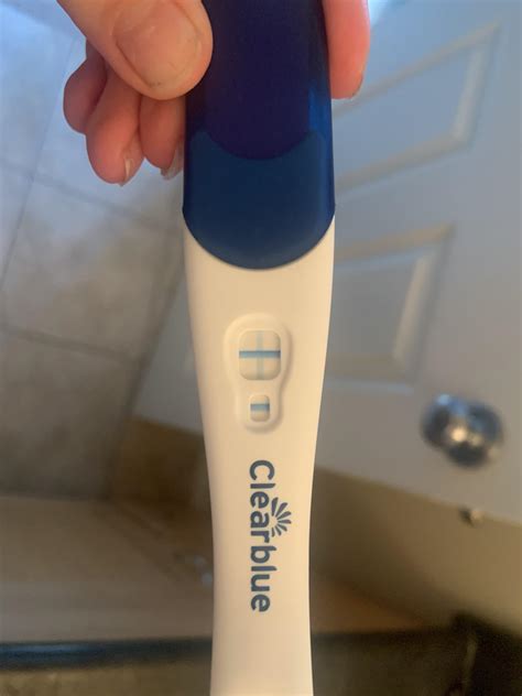 17 Dpo Clear Blue After A Year Of Trying Finally Got The Result I Was