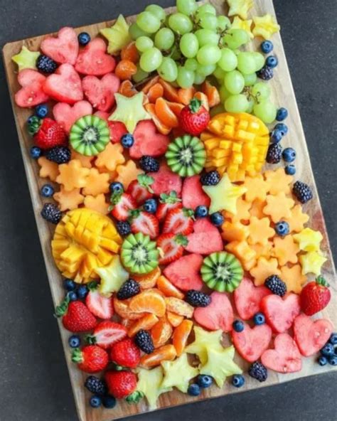 Fruit Charcuterie Board Fruit Platter Designs Fruit Platter Food