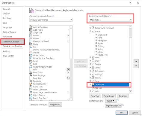 How To Add Developer Tab In Microsoft Word Windows Pickupbrain Be