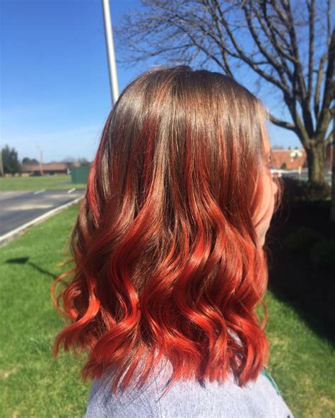I really want to highlight my hair, but i don't have the kinda money to go get it done in a salon, so does anyone know how to do it at home? Red Ombre Hair Color | 36 New Stunning Ideas