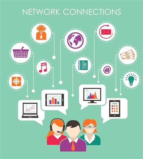 Social Networking Vector Free Download
