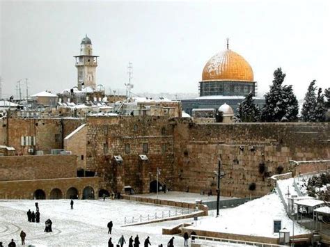 Shalom Israel Cai Neve Em JerusalÉm