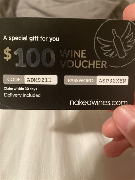 Naked Wine Voucher NOT A CERTIFICATE THIS IS OFF OF ANY PURCHASE