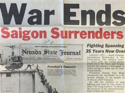 The Tragic Viet Nam War Somber Remembrances 42 Years Later Beyond Chron