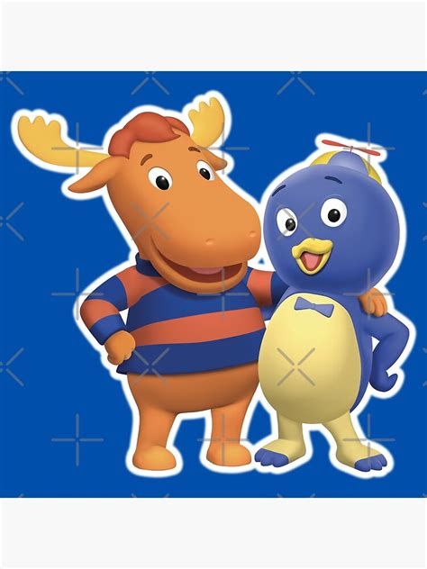 The Backyardigans Tyrone And Pablo Poster By Yourfavouritesi Redbubble