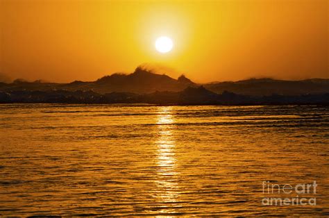 Orange Ocean Sunset Photograph By Kicka Witte Printscapes Fine Art