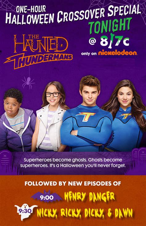 The Haunted Hathaways And The Thundermans Come The Daily Nickelodeon