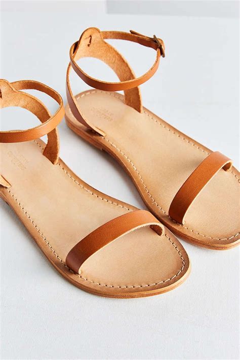 Hazel Leather Thin Strap Sandal Urban Outfitters Strap Sandals