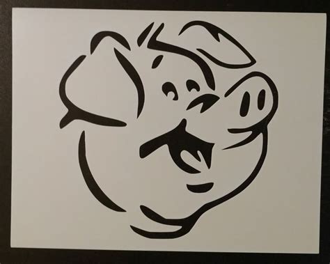 Pig Stencils Custom Stencils Stencils Paper
