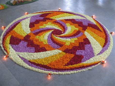 Pics obsession: Flower Rangoli Designs