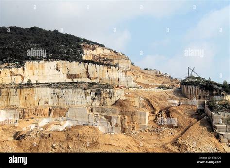 Marble Quarries In Northern Italy Stock Photo Alamy