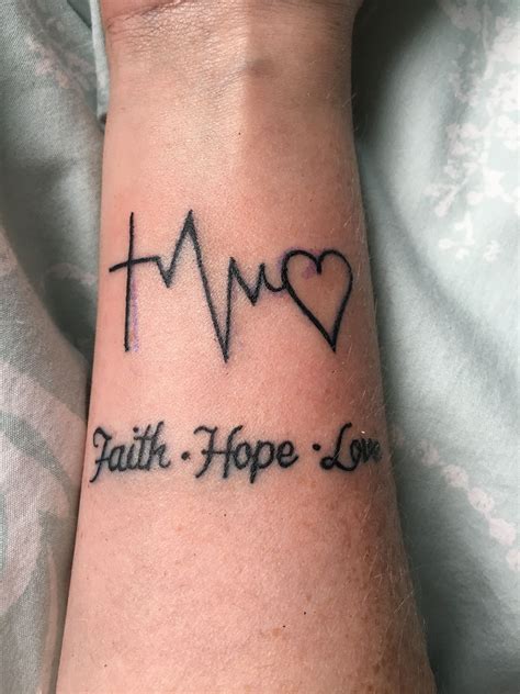 New Tattoo Faith Hope Love New Tattoos Tattoo Designs
