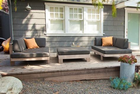 Modern outdoor patio furniture shopping guides for both a deck lounge area and patio dining area. Patio Furniture Styles - Landscaping Network