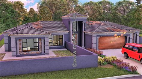 4 Bedroom House Plan Mlb 081s My Building Plans South Africa 4