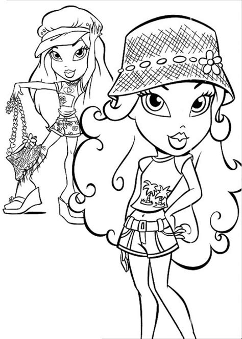 Free Printable Bratz Coloring Pages For Kids