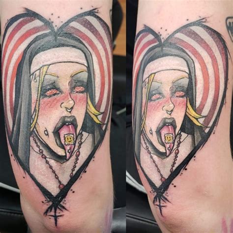Acid Nun Tattoo By Inferno Hentai Foundry