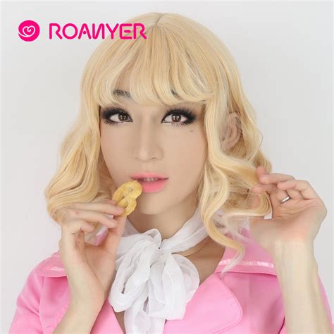 Roanyer Realistic Crossdresser Silicone Femal Mask Ria Adult Face Mask