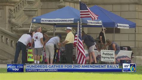 Gun Activists Gather At State Capitol For Second Amendment Rights Rally