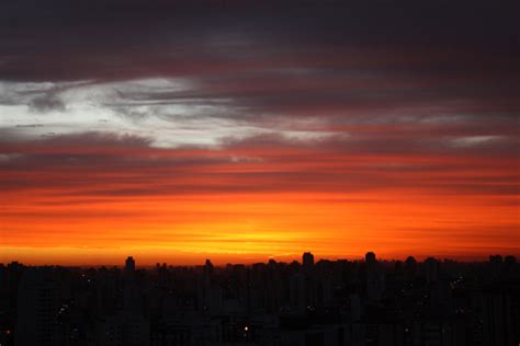G1 Internauta Fotografa Pôr Do Sol Em São Paulo Notícias Em Vc No G1