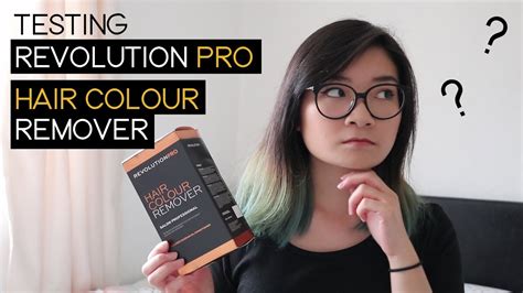 Good news, you have it easy! Revolution Pro | Hair Colour Remover - DOES IT WORK? - YouTube
