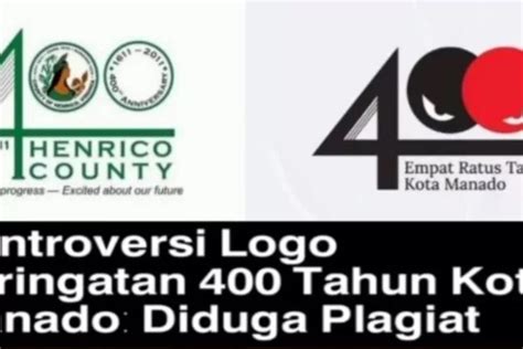 Logo 400 Tahun Kota Manado Diduga Plagiat Simbol Kebanggaan Jadi