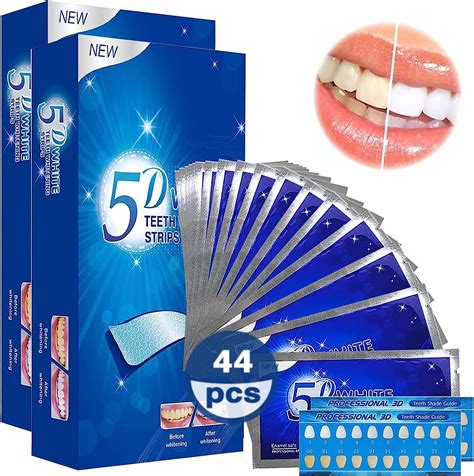 Bande Blanchiment Dentaire 44 Bandes Blanchissantes Dents 5d Teeth