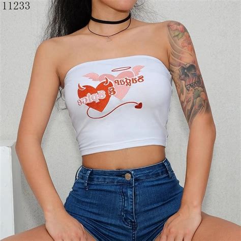 Summer Cotton Womens Tube Top Sexy Camisole Slim Sleeveless Tops Tumblr Crop Top In Tank Tops