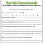 Effective Communication Worksheet